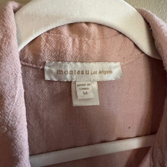 Baby pink button down - Picture 2 of 2